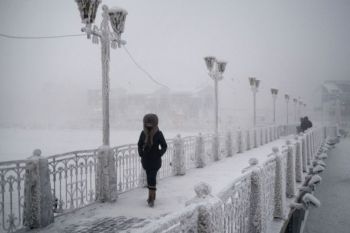 Cel mai friguros loc de pe Pamant, unde temperatura medie este de -50 de grade Celsius in ianuarie