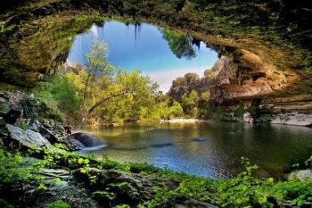 Peisaj de basm: Piscina Hamilton din Texas (FOTO) - foto 1