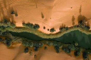 Salba de lacuri din Sahara - au apa de cinci ori mai sarata ca marea (GALERIE FOTO) - foto 1
