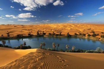 Salba de lacuri din Sahara - au apa de cinci ori mai sarata ca marea (GALERIE FOTO) - foto 2
