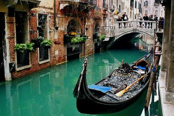 Canalele din Venetia au secat