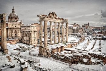 La Roma a nins pentru prima data din 2012